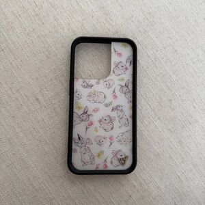 SOLD Wildflower Bunnies in Bonnets Phone case
